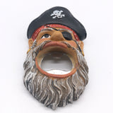 Pirate Denmark Fridge Magnet Bottle Opener 3D Resin