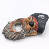 Pirate Denmark Fridge Magnet Bottle Opener 3D Resin