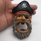 Pirate Denmark Fridge Magnet Bottle Opener 3D Resin