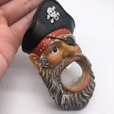 Pirate Denmark Fridge Magnet Bottle Opener 3D Resin