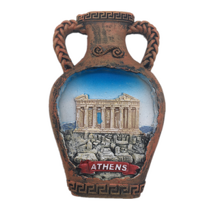 Athens Greece Fridge Magnet 3D Resin