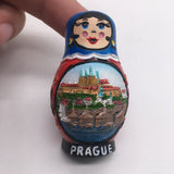 Prague Czech Fridge Magnet 3D Resin