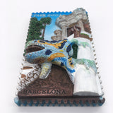 Barcelona Park Guell Spain Fridge Magnet 3D Resin