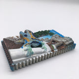 Barcelona Park Guell Spain Fridge Magnet 3D Resin