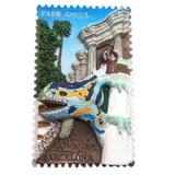 Barcelona Park Guell Spain Fridge Magnet 3D Resin