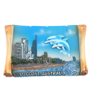 Gold Coast Australia Fridge Magnet 3D Resin