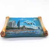 Gold Coast Australia Fridge Magnet 3D Resin