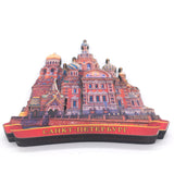 Saint Petersburg Russia Fridge Magnet 3D Wood