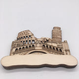 Venice Pisa Rome Italy Fridge Magnet 3D Resin