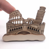 Venice Pisa Rome Italy Fridge Magnet 3D Resin