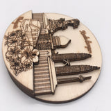 Kuala Lumpur Malaysia Fridge Magnet 3D Wooden