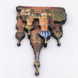 Moscow Russia Fridge Magnet 3D Wooden