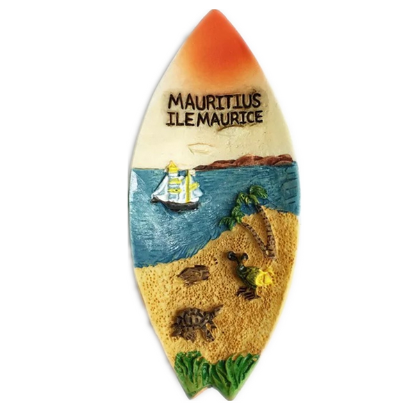 Ile Maurice Mauritius Fridge Magnet 3D Resin