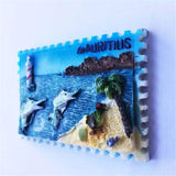 Mauritius Fridge Magnet 3D Resin