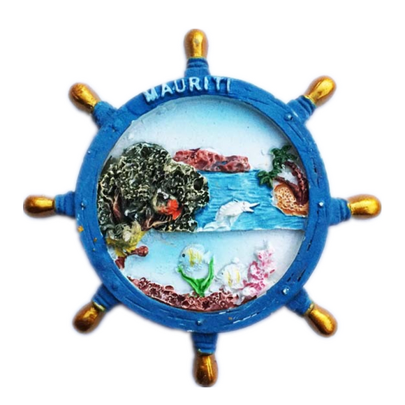 Mauritius Fridge Magnet 3D Resin