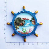 Mauritius Fridge Magnet 3D Resin