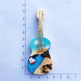 Guitar Mauritius Fridge Magnet 3D Resin