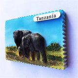 Elephant Tanzania Fridge Magnet 3D Resin