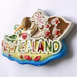 New Zealand Fridge Magnet 3D Resin