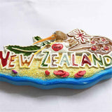 New Zealand Fridge Magnet 3D Resin