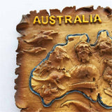 Map Australia Fridge Magnet 3D Resin