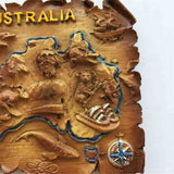 Map Australia Fridge Magnet 3D Resin