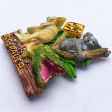 Kangaroo Koala Crocodile Australia Fridge Magnet 3D Resin