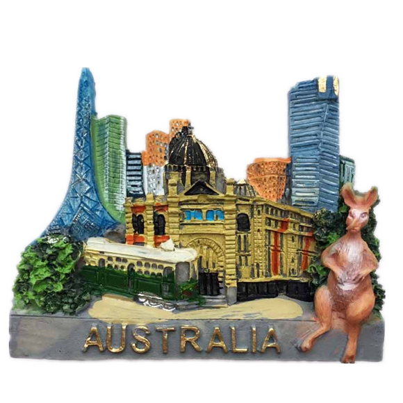 Australia Fridge Magnet 3D Resin