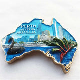 Perth Australia Fridge Magnet 3D Resin