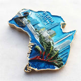 Perth Australia Fridge Magnet 3D Resin