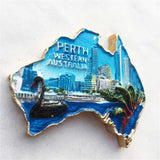 Perth Australia Fridge Magnet 3D Resin