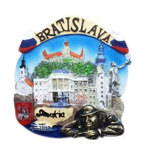 Bratislava Slovakia Fridge Magnet 3D Resin