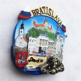 Bratislava Slovakia Fridge Magnet 3D Resin