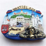 Bratislava Slovakia Fridge Magnet 3D Resin