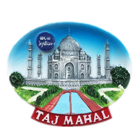 Taj Mahal India Fridge Magnet 3D Resin