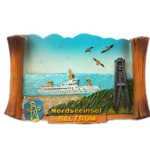 Baltrum Germany Fridge Magnet 3D Resin