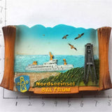 Baltrum Germany Fridge Magnet 3D Resin