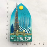 Dubai UAE Fridge Magnet 3D Resin