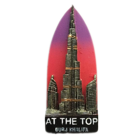 Night Dubai UAE Fridge Magnet 3D Resin