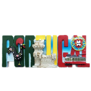 Portugal Fridge Magnet 3D Resin