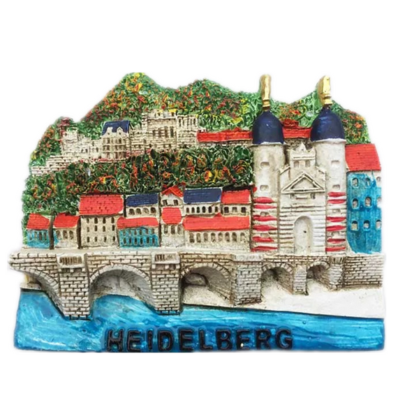 Heidelberg Germany Fridge Magnet 3D Resin