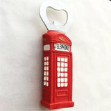 Telephone Box London England UK Fridge Magnet Bottle Opener 3D Resin