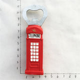 Telephone Box London England UK Fridge Magnet Bottle Opener 3D Resin