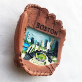 Boston Baseball USA America Fridge Magnet 3D Resin