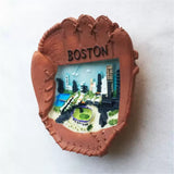 Boston Baseball USA America Fridge Magnet 3D Resin