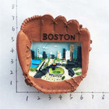 Boston Baseball USA America Fridge Magnet 3D Resin