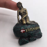 Mermaid Langelinie Copenhagen Denmark Fridge Magnet 3D Resin