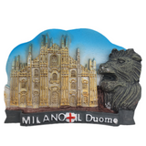 Milan Italy Fridge Magnet 3D Resin