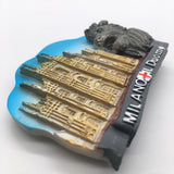 Milan Italy Fridge Magnet 3D Resin