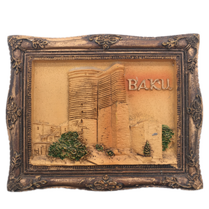 Baku Azerbaijan Fridge Magnet 3D Resin